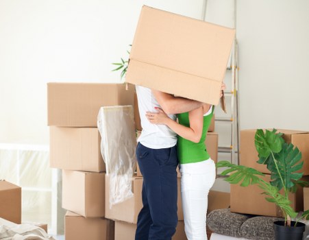 Professional movers loading furniture for a Crewshill relocation