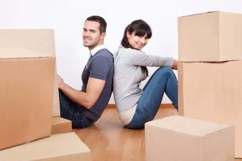 Organized packing supplies for local removals in Crewshill